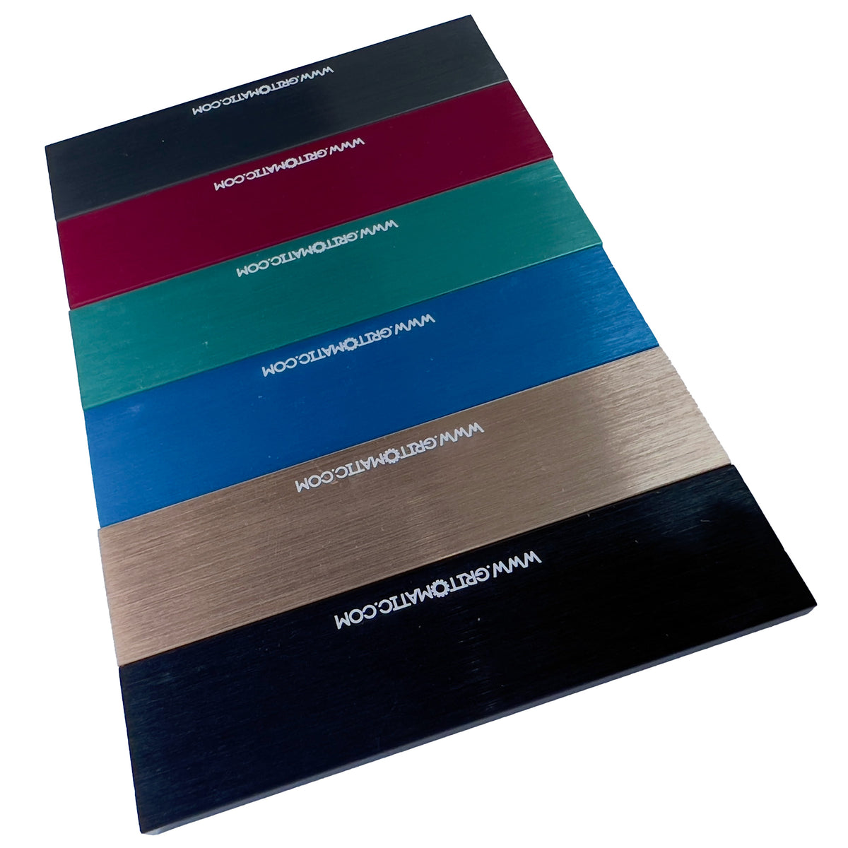 Anodized Aluminum Blank [100 x 25 x 5mm] [4